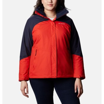 Dámské Bundy Columbia Bugaboo II Fleece Interchange Plus Size Oranžové IWLYRG905